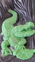 Alligator right facing-Swamp Bath Soaps-Special Order-email us.