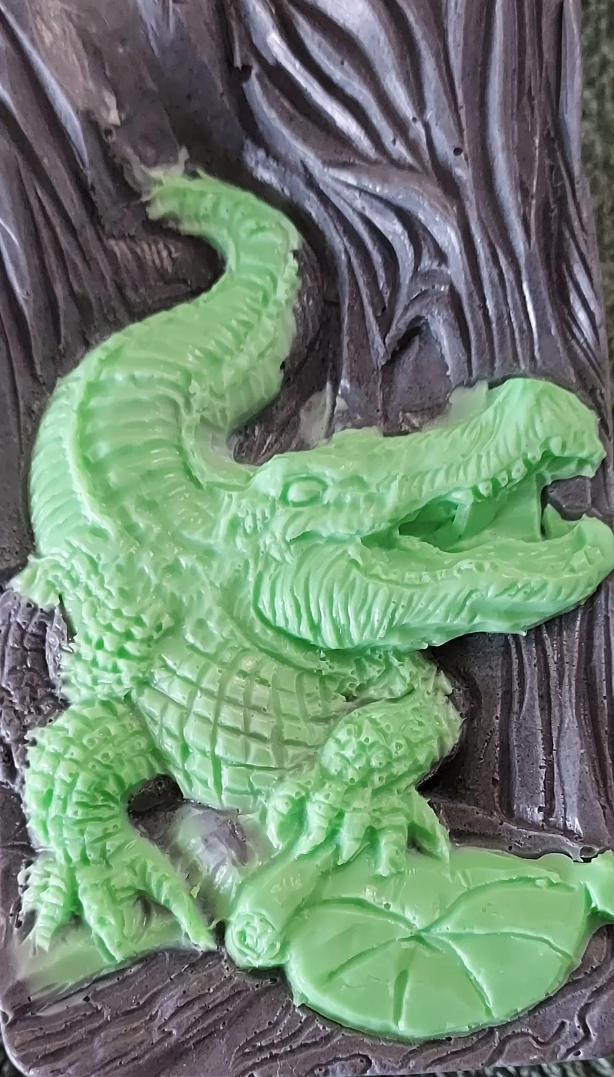 Alligator right facing-Swamp Bath Soaps-Special Order-email us.