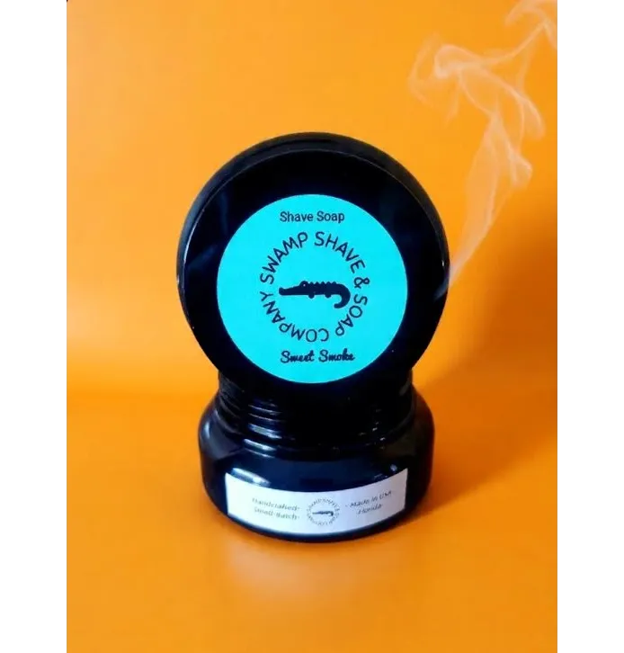Sweet Smoke Shaving Soap – Warm Smoky Scent, 4.2 oz